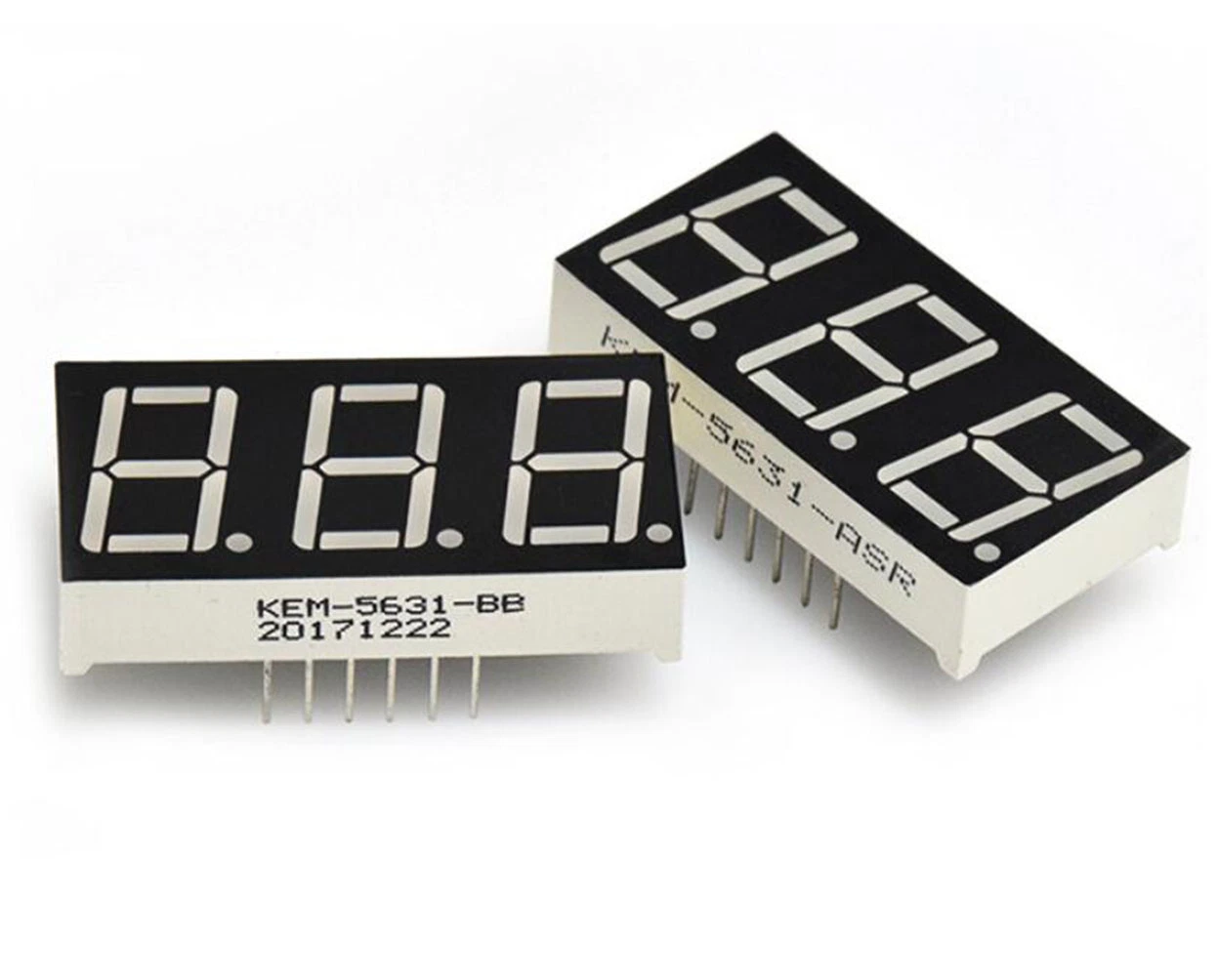 0.3 0.36 0.56 0.8 7 Segment Digit LED Display