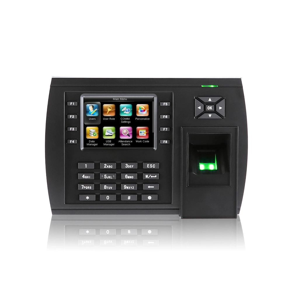 Big Capacity 3.5-Inch TFT Fingerprint Time Attendance System