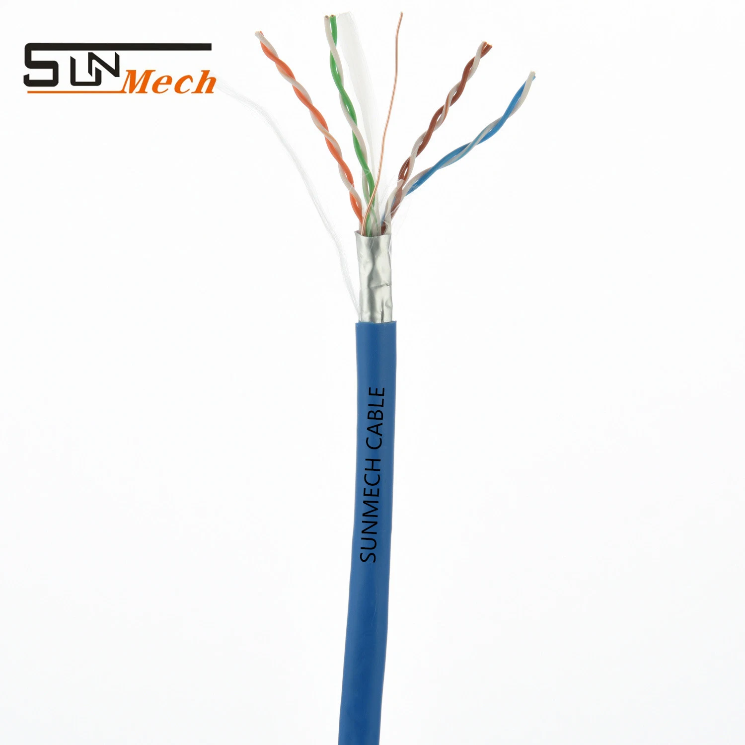 Equipo de cable LAN Cable 0,57cu CAT5 CAT6 CAT5e7 UTP Cat de cobre desnudo FTP SFTP Equipo Commucation Cable LAN Cable CCA 23AWG 24 AWG Cable de red