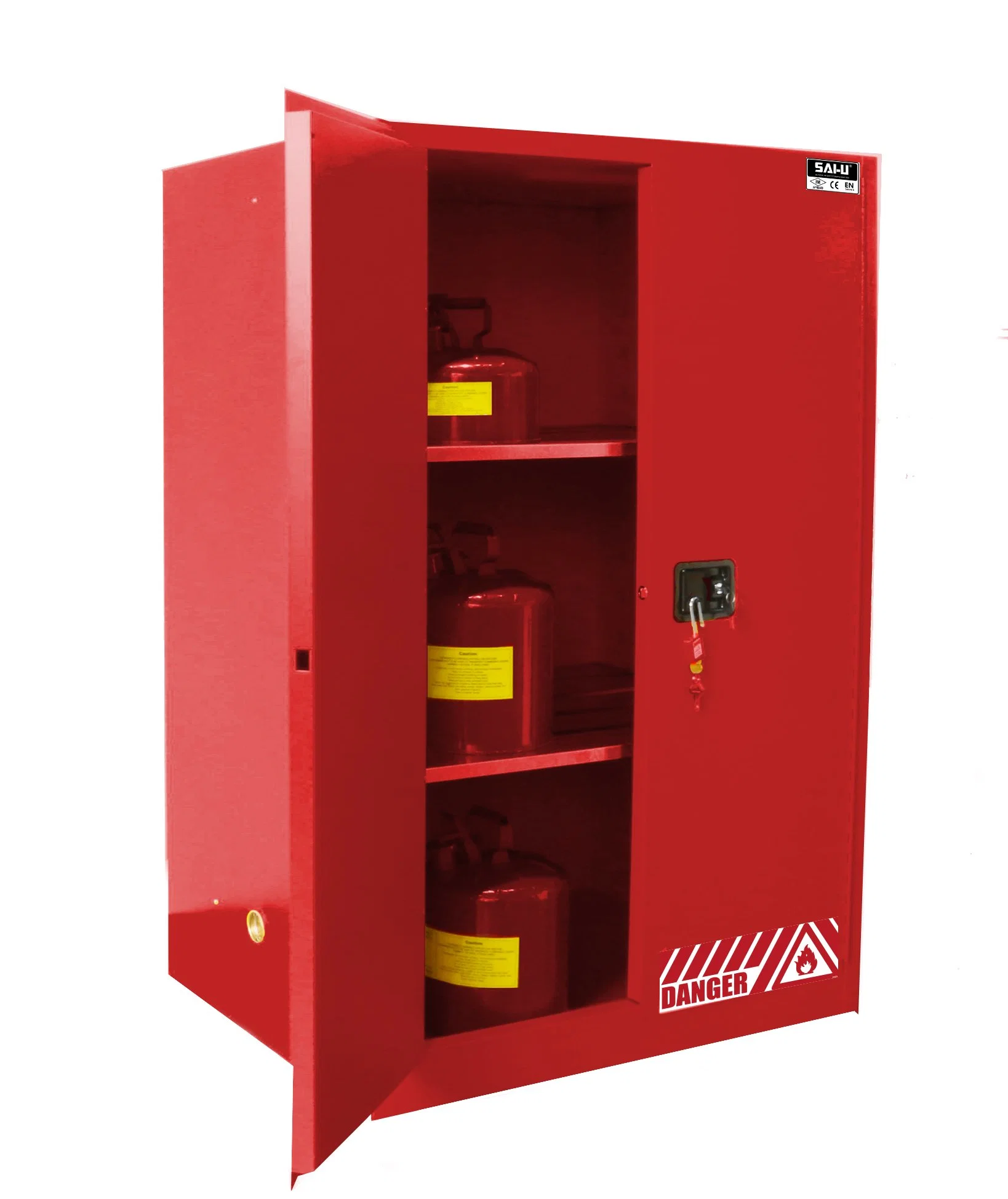 Sai-U 45gal Safety Storage Steel Cabinet for Paint and Other Combustilbles with FM Approved