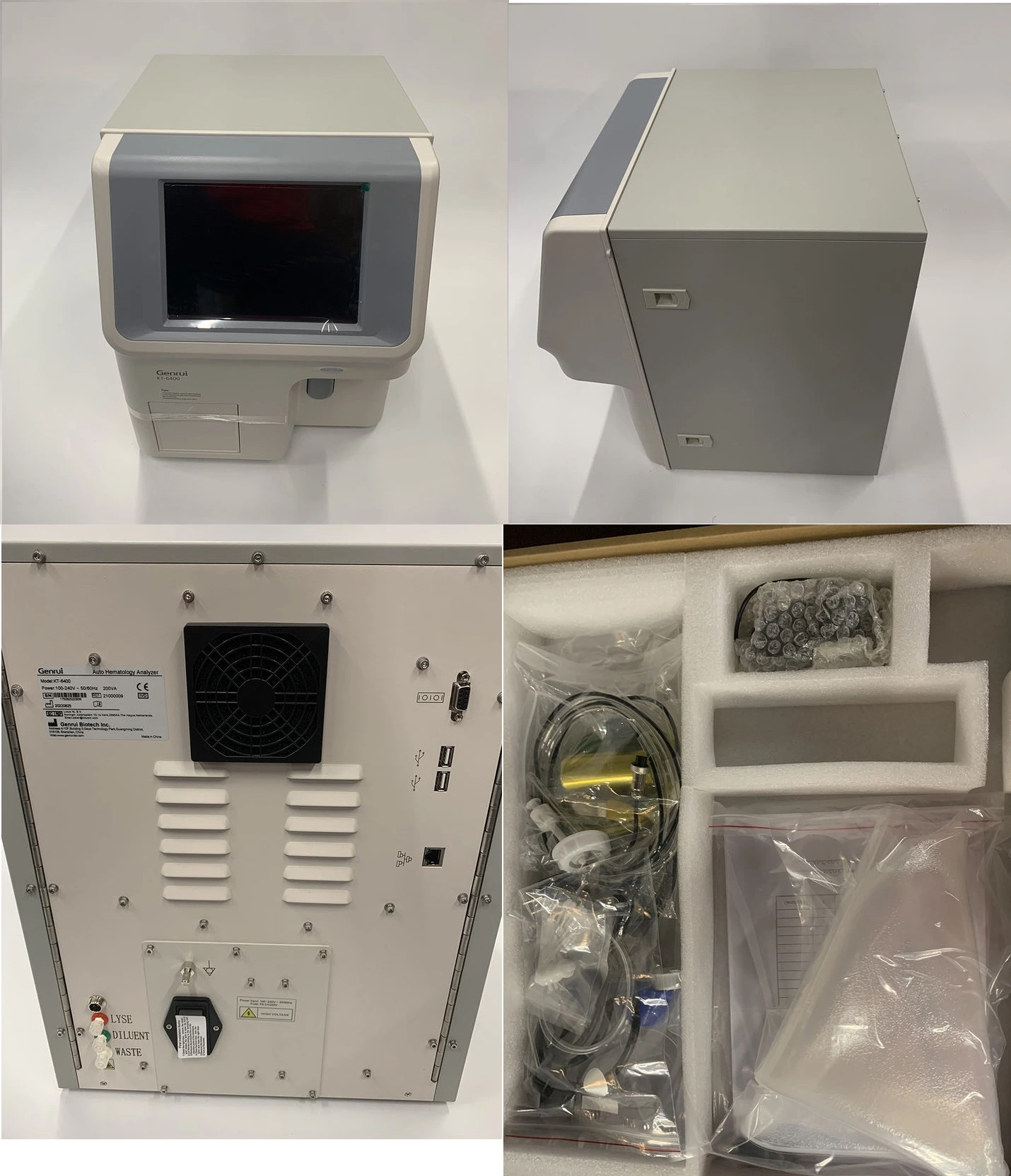 3 Diff Touch Screen Hematology Analyzer Kt-6400