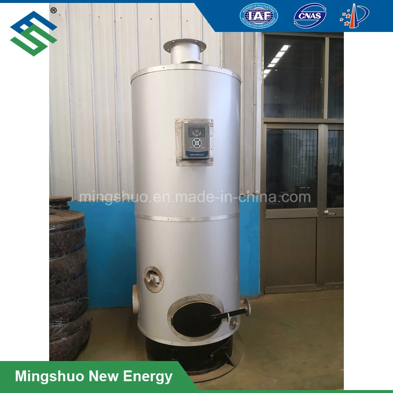 Vertical Gas Boiler for Water Heating in Biogas Plant