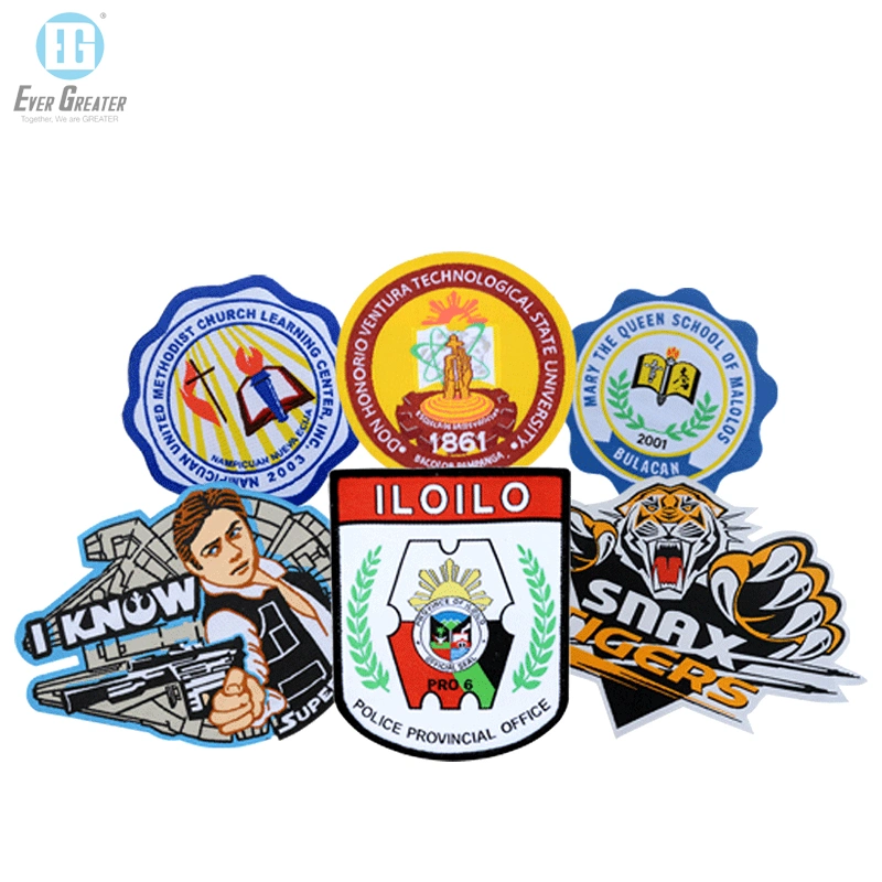 Custom High quality/High cost performance  Tiger Embroidery Patch Sticker