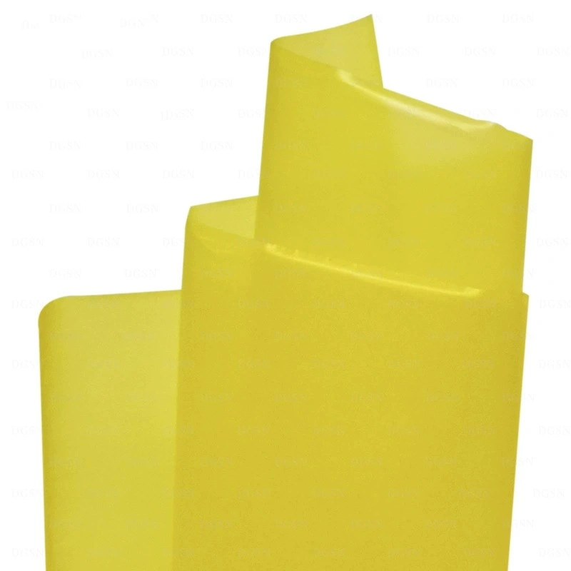 Factory Direct Sales Size Customized Yellow Silicone Release Film Pet Material