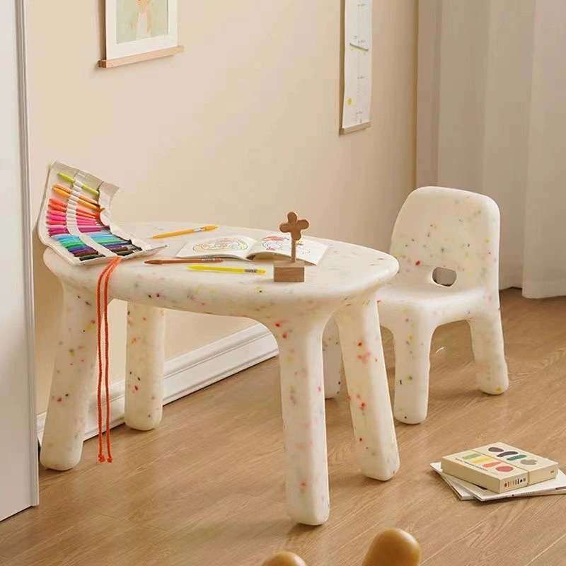 Salle à manger en plastique pour enfants moderne salon Meubles de chambre jardin d'enfants Table d'études