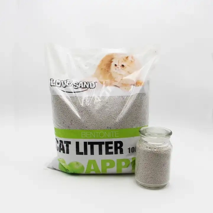 Popular Organic Cat Toilet Cleaning Sand Natural Clay Soluble Bentonite Cat Litter