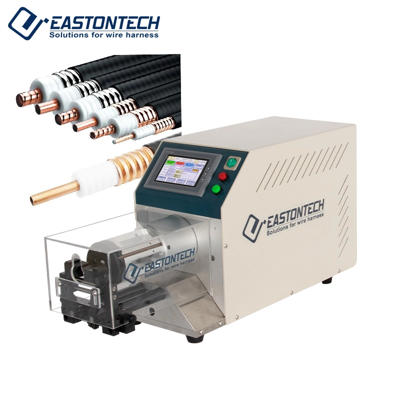 Eastontech Automatic Coaxial Cable Cutting and Stripping Machine/Rg178 Cable Stripping /Coaxial Wire Processing Machine/Cable Stripping Machine (3.0-18mm)