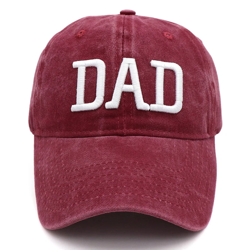 New Distressed Vintage Dad Hat 3D Bone Embroidery Logo Custom Baseball Cap