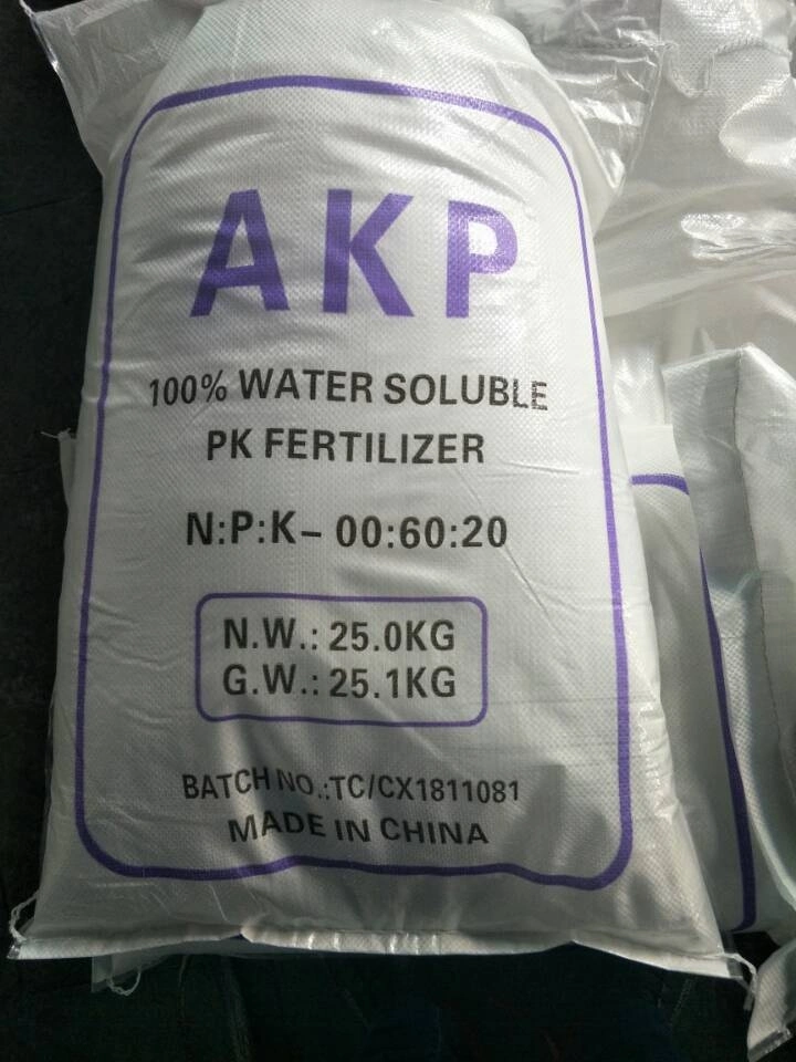 Fosfato de sódio do ácido Akp Akp 0-60-20 100% solúvel em água adubo PK