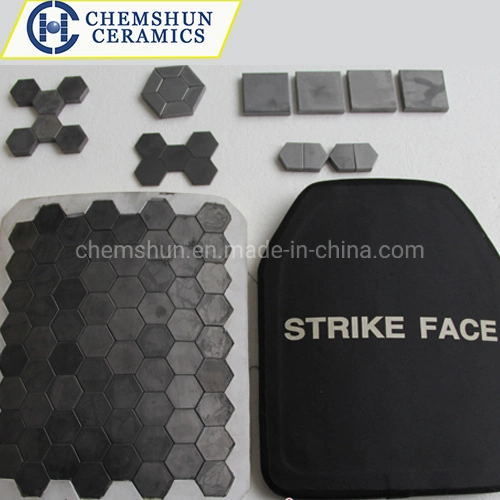 Bulletproof Armor Plate Ssic Silicon Carbide Plate