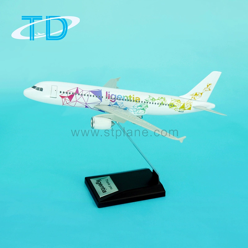 Ligentia 1: 200 Scale Model Airplane A320 Resin Toy Model