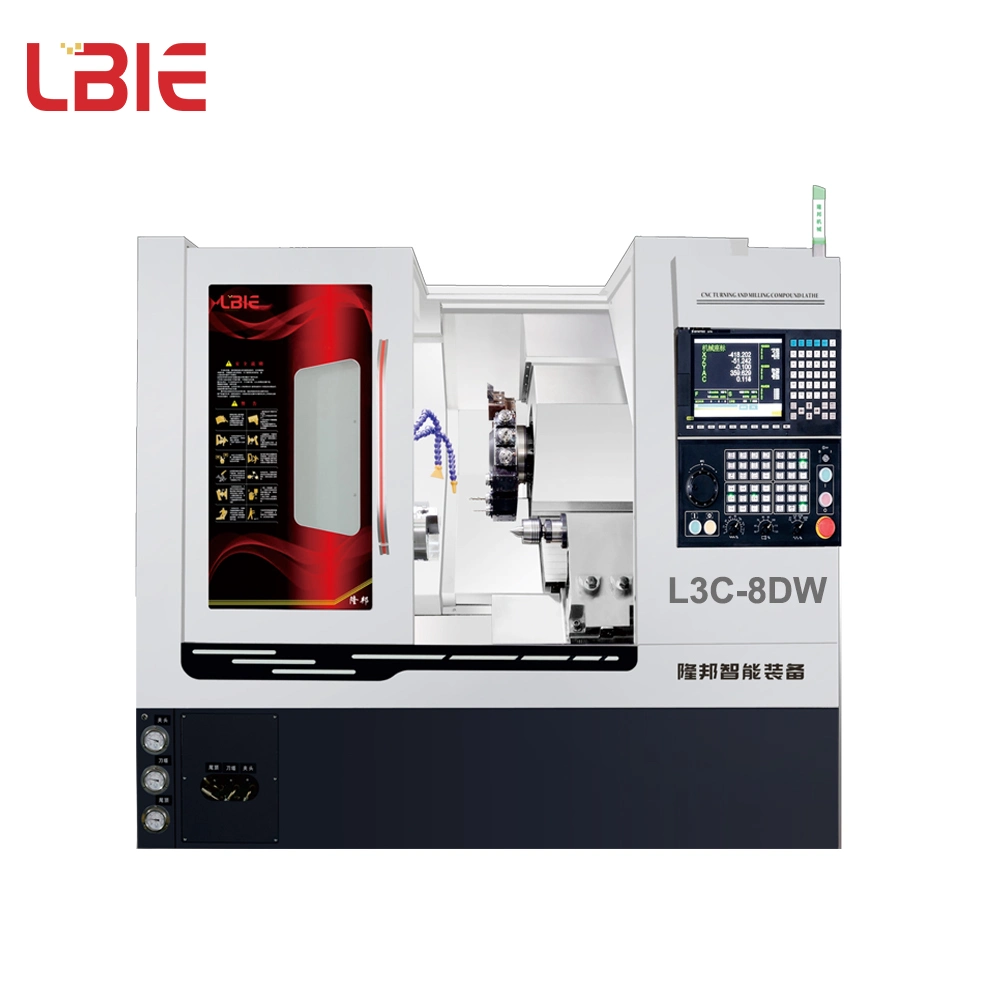 L3c-8dw High Productivity Horizontal CNC Machine Tool / CNC Machine أداة مع أداة Turret وTailstock