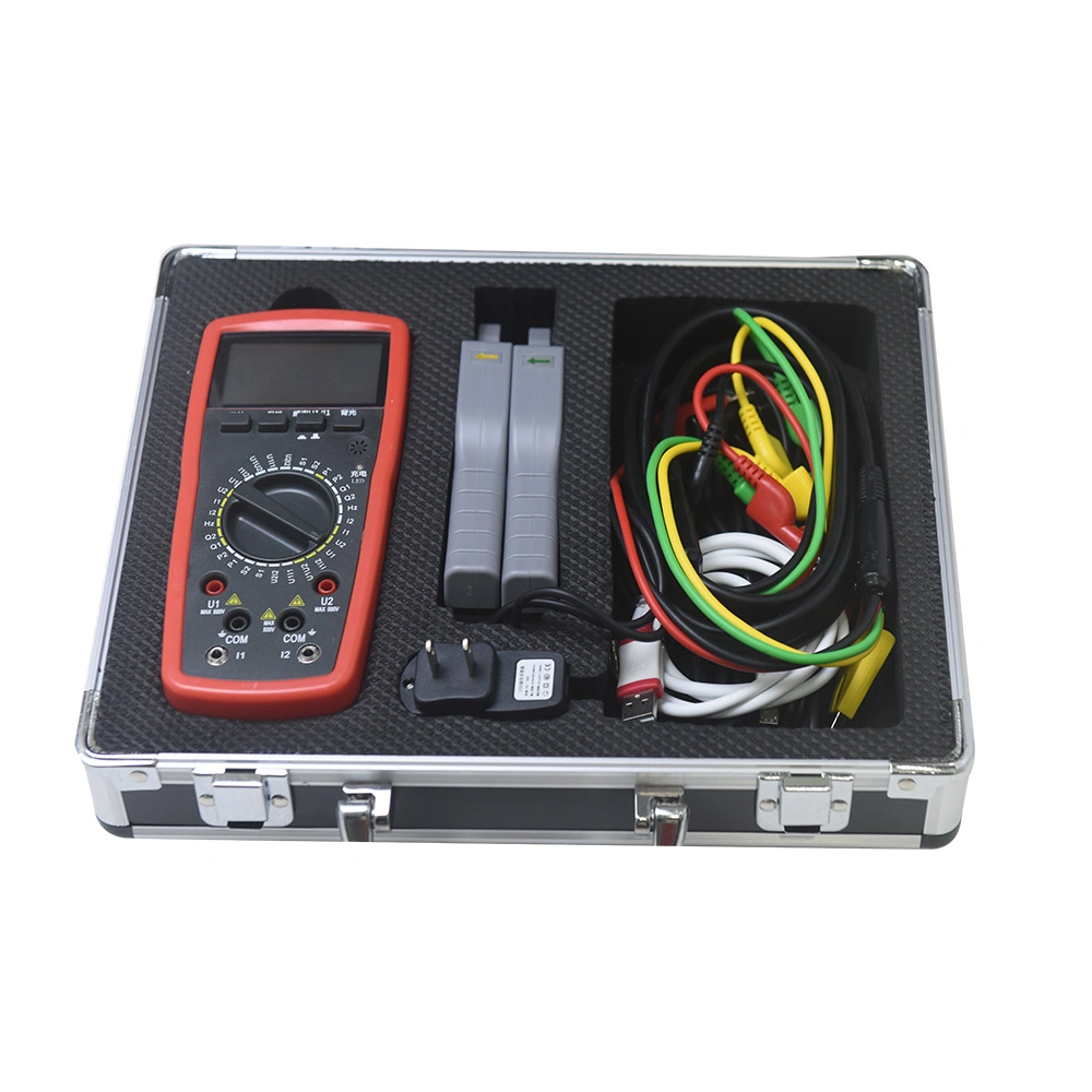 Newly Digital Double Clamp Phase Meter AC Motor Volt-Ampere Sequence Meter