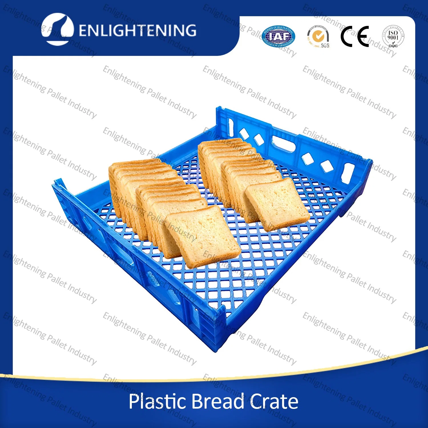 Industrial Agricultural Plastic Large Plastic Containers /Plastic Bread Crate/Plastic Crates for Bread/Plastic Bread Crate Mold/Bread Bin for Cooler Storage