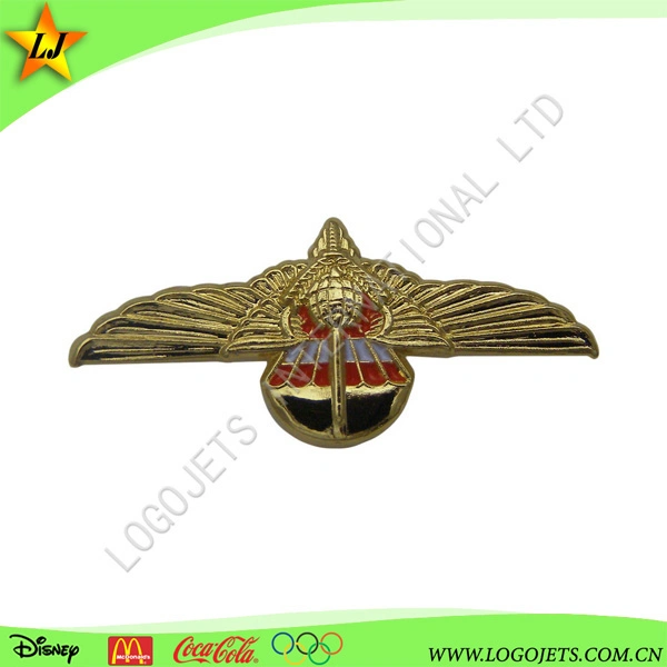 Fábrica da China logotipo personalizado militar Army Security Metal Police Badge