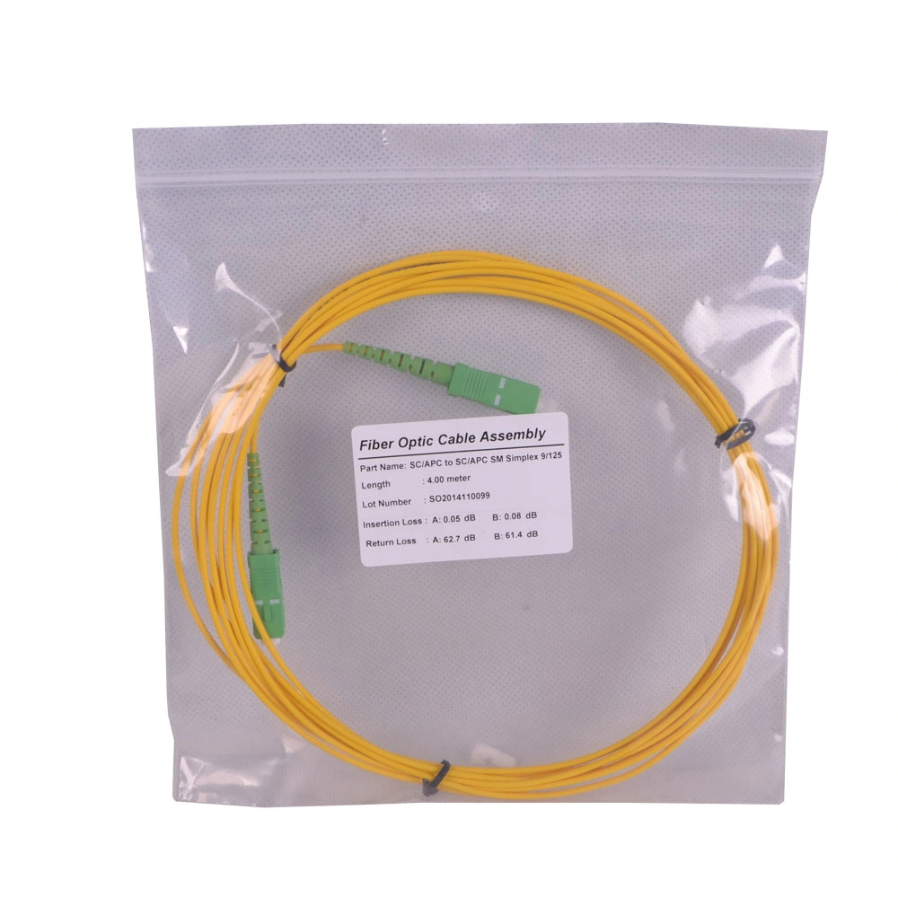 Sc/APC Optical Fiber Patch Cord