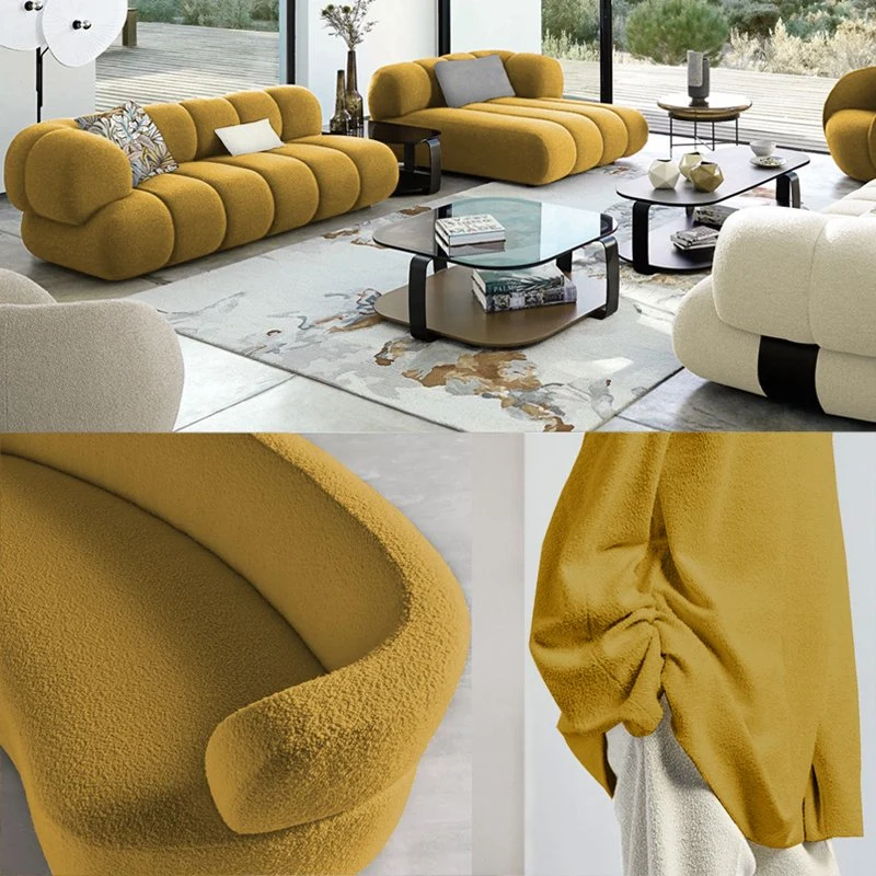 Milano 3D Bubble Wool Cashmere Upholstery Sofa Covering Fabric