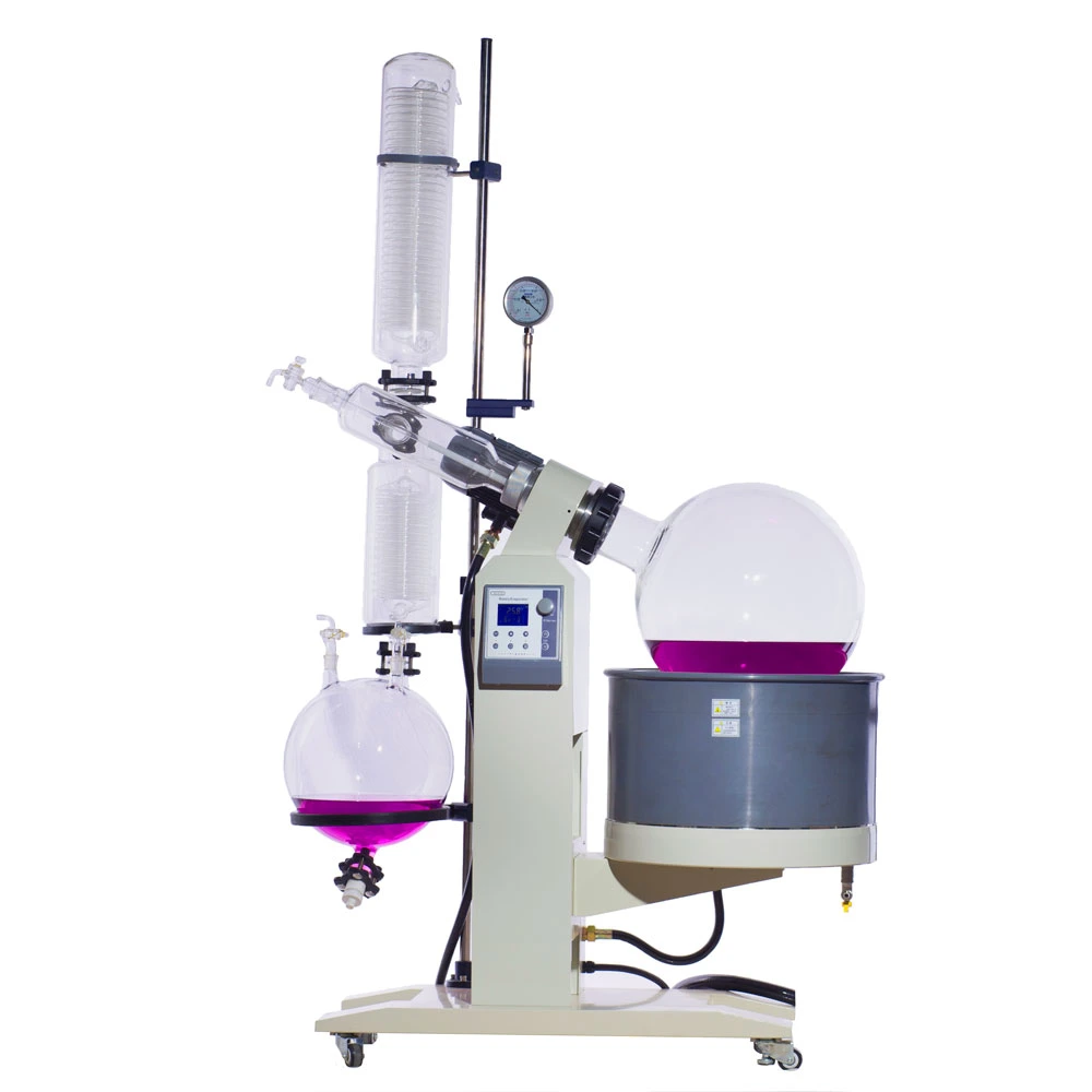 Motor Lifted 50 L Rotary Evaporator Extraction Equipment Ethanol Evaporator