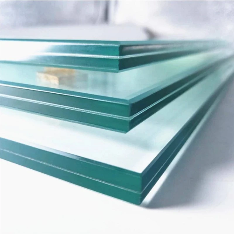 6.38mm, 8.38mm, 10.52mm Double Clear Tempered Safety Laminated Glass