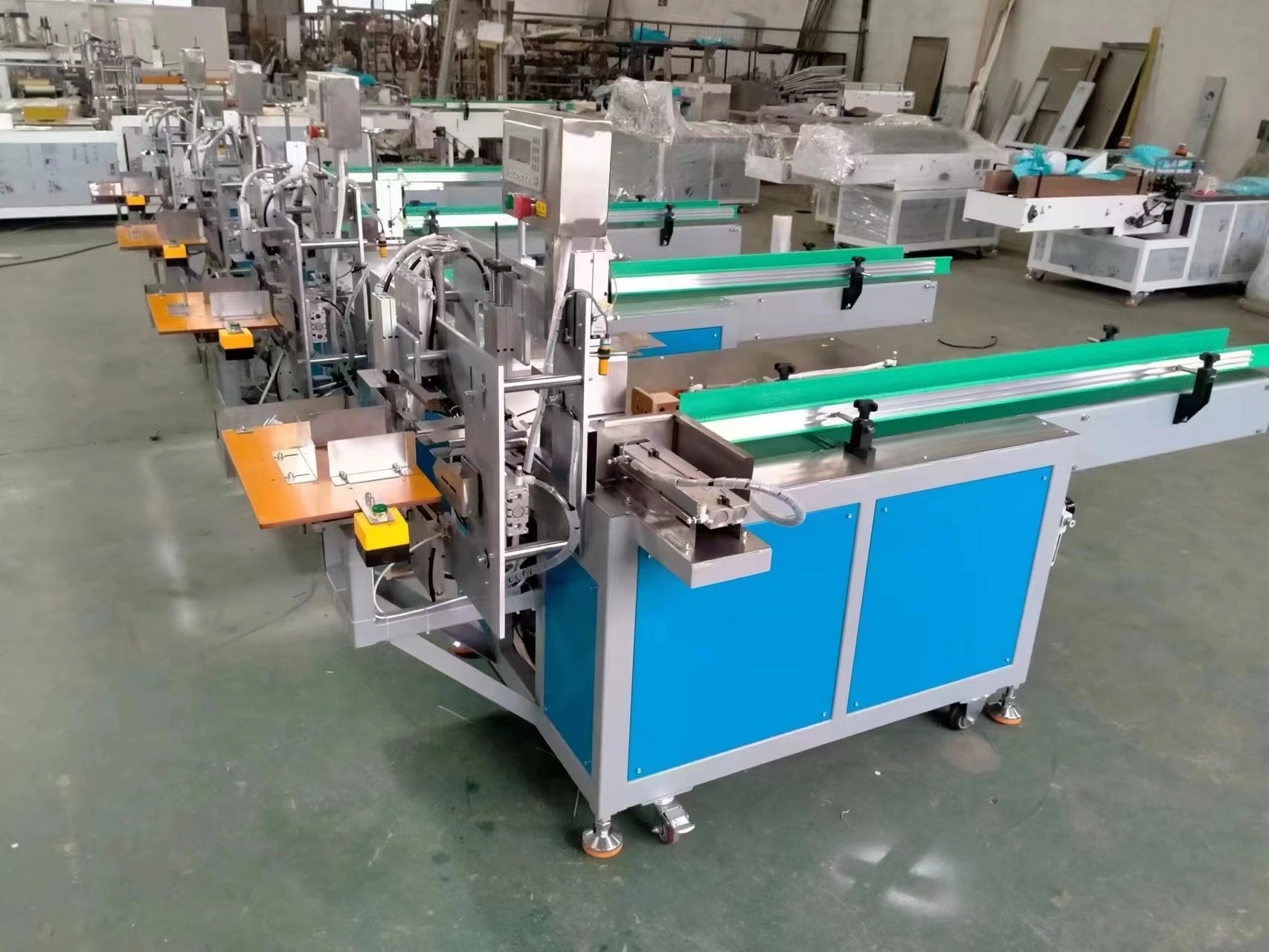 سعر المصنع نابكين Tissue Paper Machine Semi Automated Tissue Packaging الماكينة