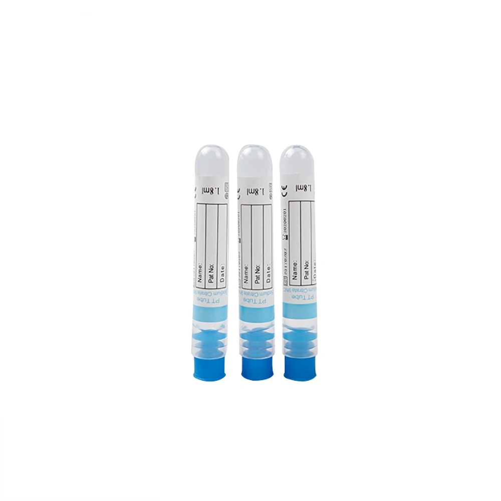 Laboratory Coagulation Test Sodium Citrate Vacuum Blood Collection PT Tube