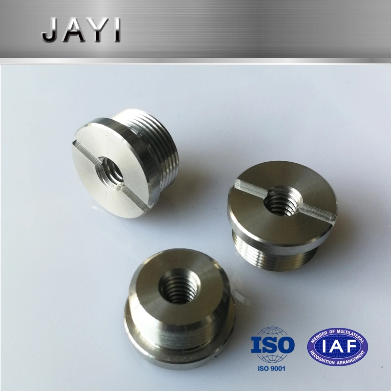(JY266) tapón de tornillo de ajuste de acero inoxidable con rosca interior ranurada y tuerca de rosca exterior