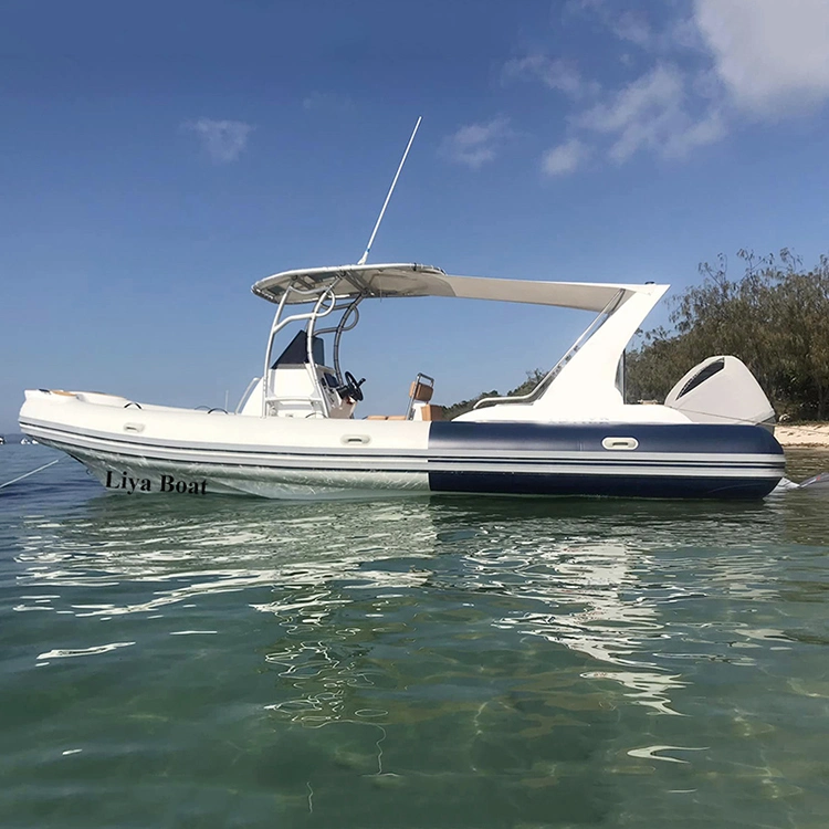 Liya 11-27pés Casco rígida barco inflável costela de velocidade com marcação para venda