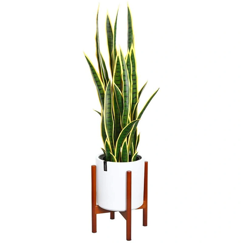 Fast Natural 35 Zoll Sansevieria Künstliche Seidenpflanzen, Gelb