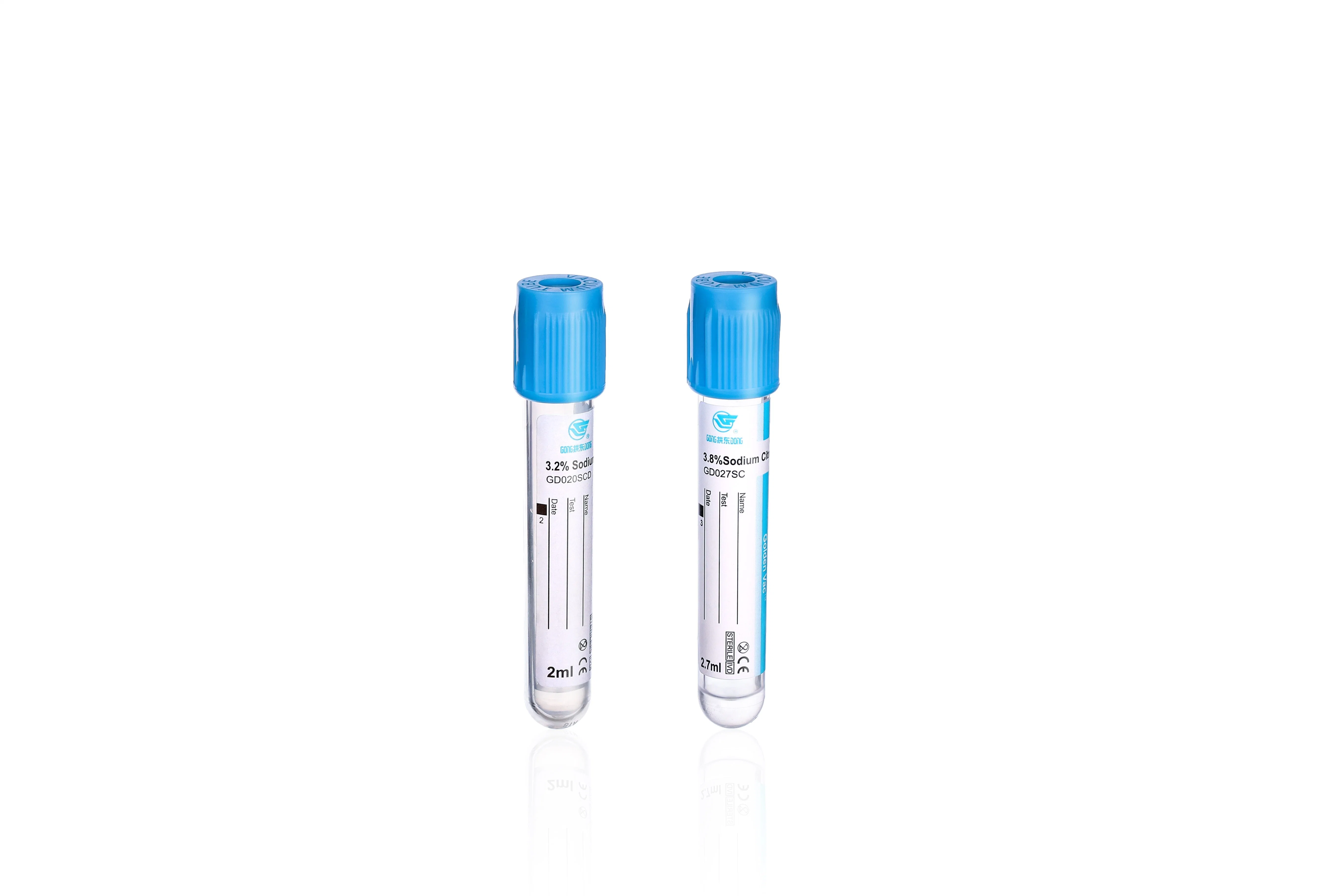 Gongdong or OEM Vacuum Blood Tube & Bag Disposable EDTA