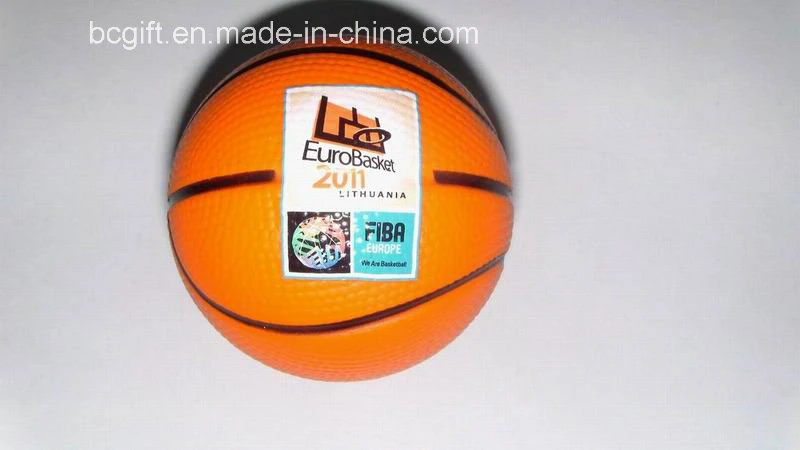 Novos itens bola de basquetebol de espuma PU (FIBA) Shape Stress Ball