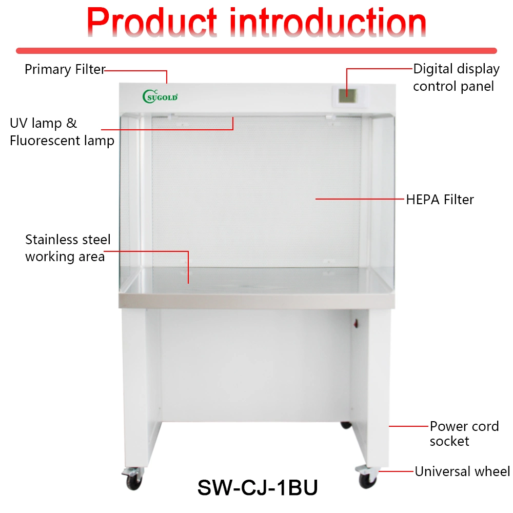 Vertical Clean Workstation Laminar Flow Cabinet