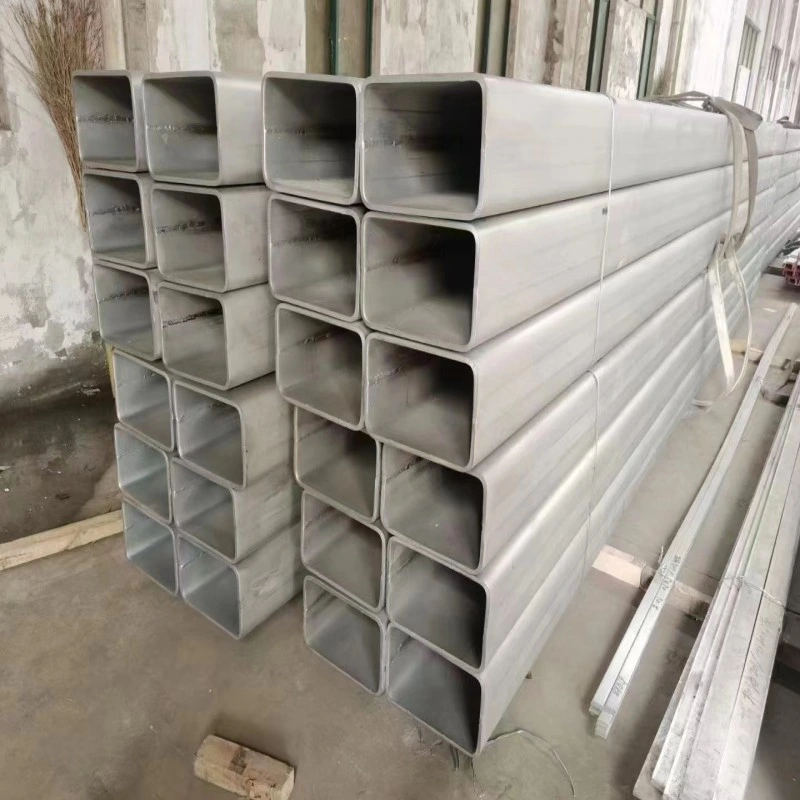 Ss///carbono galvanizado cuadrado tubo rectangular de aluminio/Estructura de tubo tubo para la construcción de bajo precio de fábrica y de alta calidad