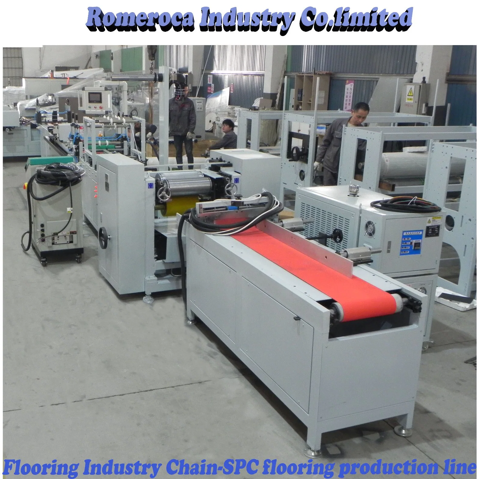 Hot Melt Laminating Machine for Stone Plastic Composite Spc Flooring Click PVC WPC Floor