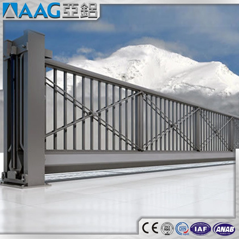 House Aluminium/Steel Automatic Sliding Gate Design