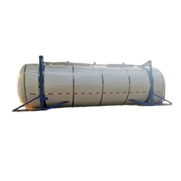 20 Feet 20000 Liters Food Grade Storage Transport Tanker Liquid Tank Container for Sale