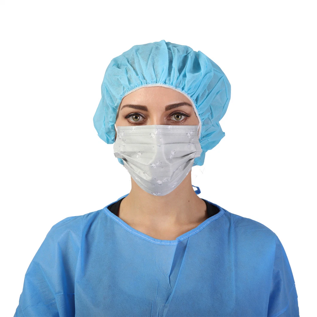 Disposable Medical Nonwoven Clip Cap Mob Cap Doctor Cap Nurse Cap with Elastic Band, China Supplier