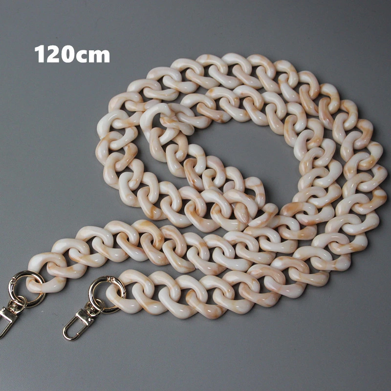 Wholesale/Supplier Plastic Acrylic Purse Chains Handbag Straps Resin Chain Straps for Bag Handles