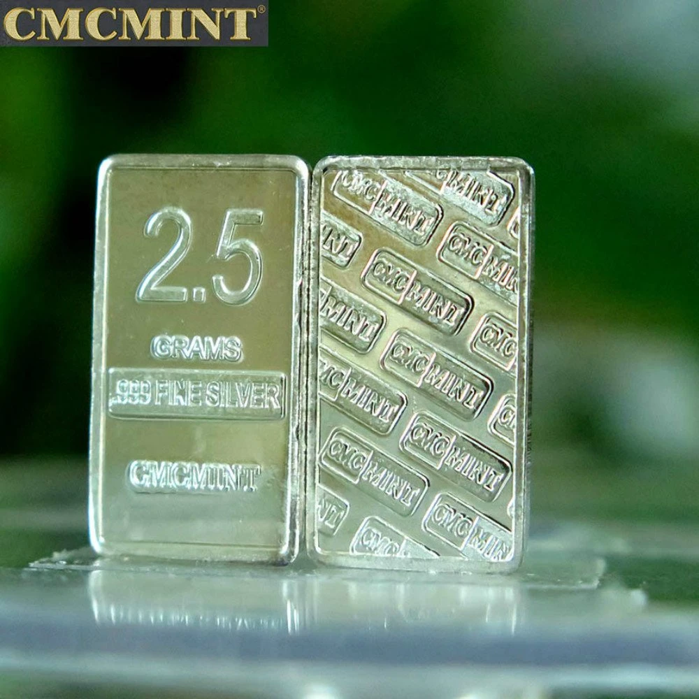 2.5gram Silver CMC Mint Customized Currency