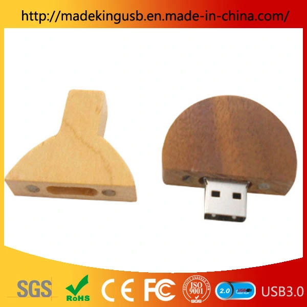 Raqueta de Tenis de mesa de madera U disco artesanía en madera de bambú unidad Flash USB/memoria USB