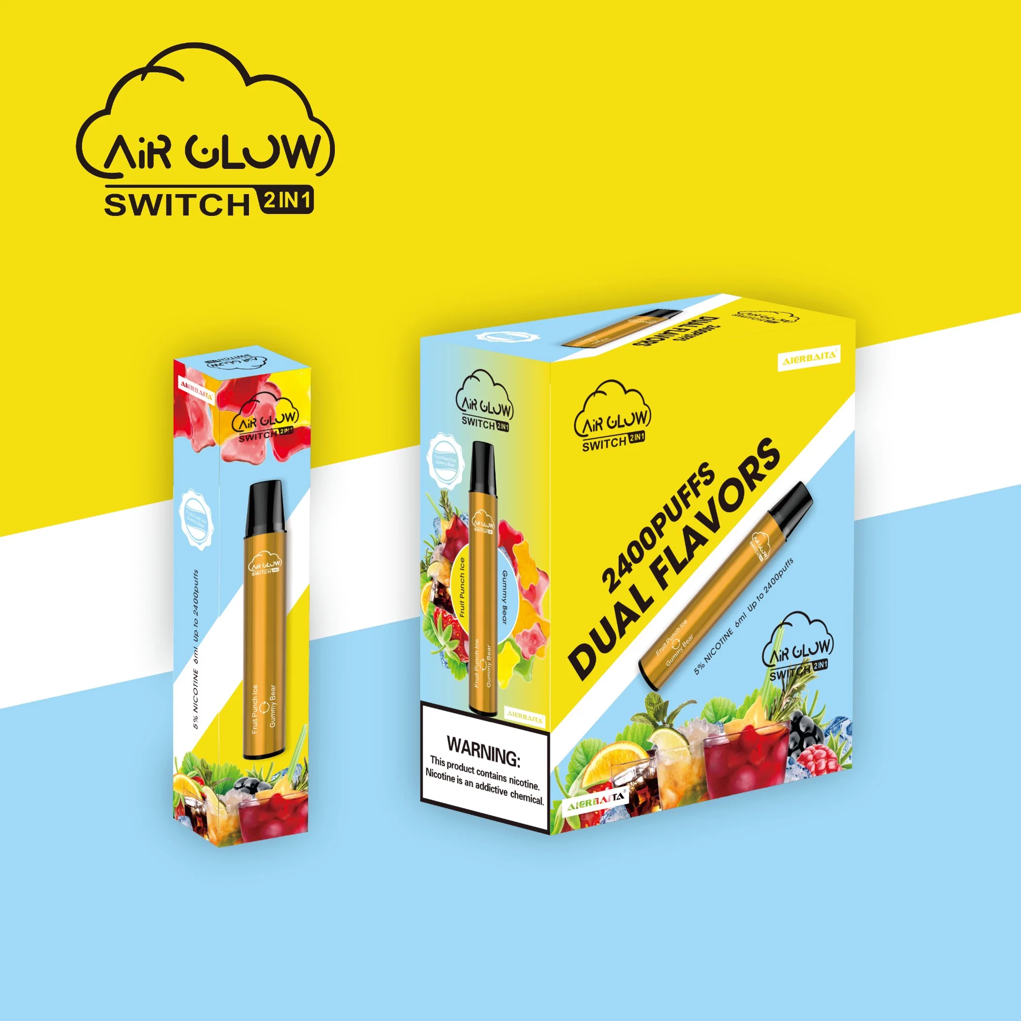 Nuevo portátil de la llegada de plumas Pod Vape Electric 20*133 6 ml de líquido E Calidad Disposible Vape Pen