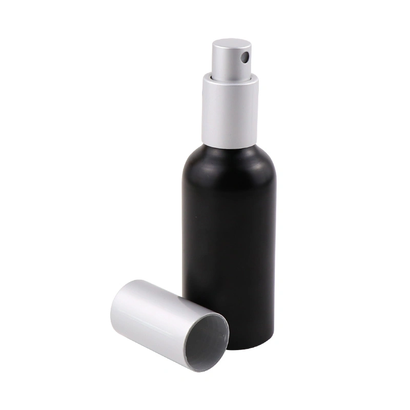 50ml 100ml 120ml 200ml 250ml 500ml 750ml 1000ml Sale Schwarz Rote Aluminium Sprühflaschen Großhandel für Badezimmer Laundy sauber