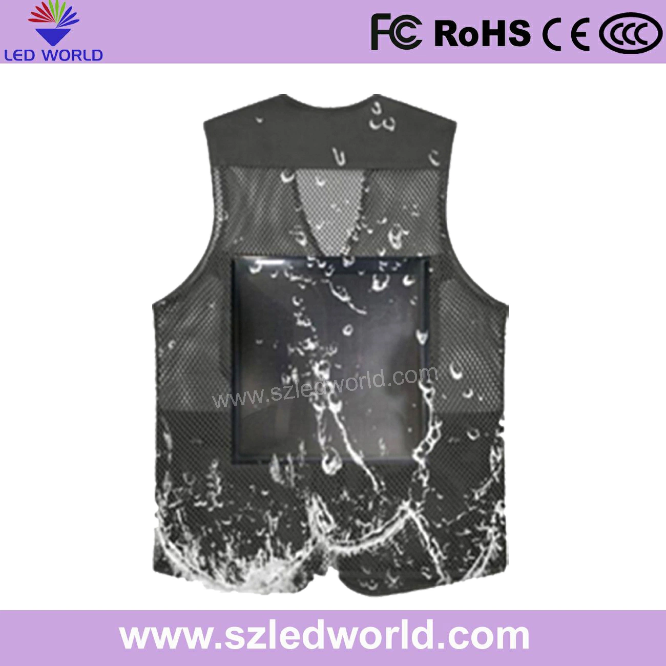 The Fashion Small Screen Vest Display LED Backpack for Catching Your Eyes