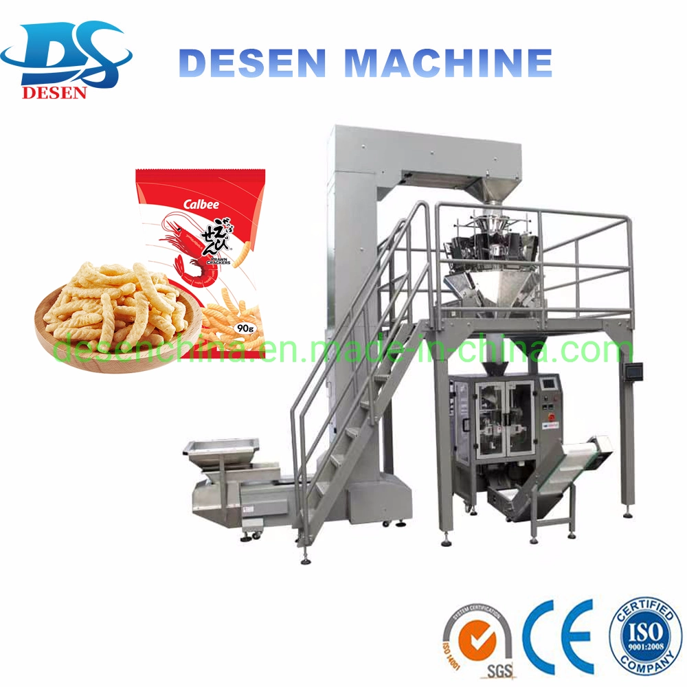 Lentil/Plantain Chips/Nuts Packing Machine with Multihead Weigher Automatic Filling Vertical Packaging Machine