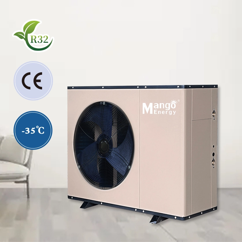 مضخة الحرارة R32 Evi Air Source Wermumppe Monolock 9 kW مسخنات مياه عاكس التيار المستمر