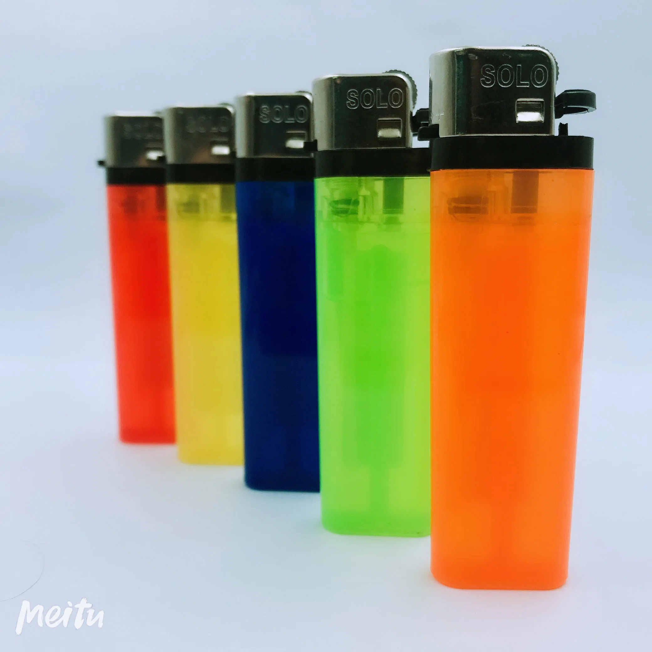 Wholesale Cheap Gas Plastic Encendedor Custom Cigarette Disposable Transparent Lighter