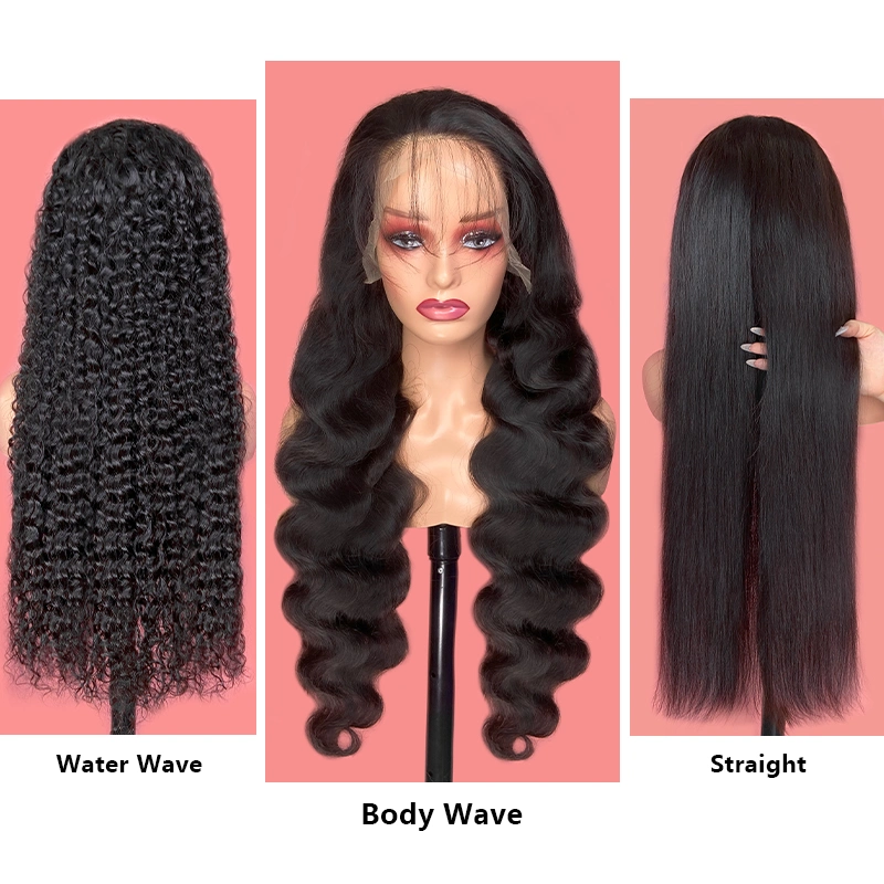 Fblhair Raw Human Hair Deep Wave 13X4 Perücken HD Glueless Perücken Mit Spitze Vorne