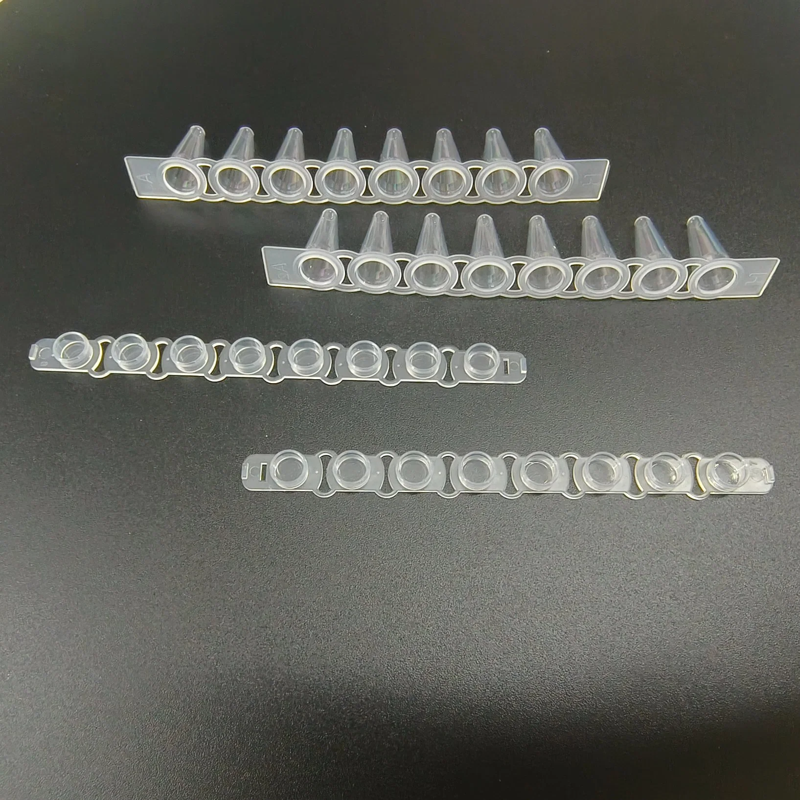 0,1ml 0,2ml tubos de PCR estériles de pared fina para uso en laboratorio