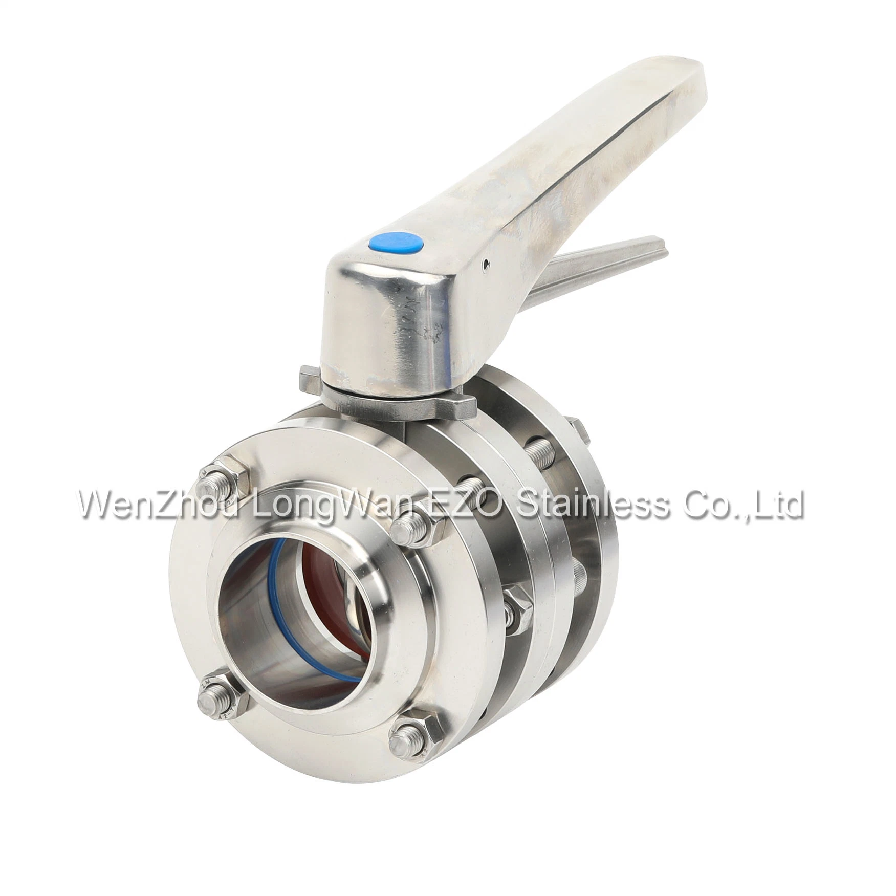 Stainless Steel Hygienic Clamped/Flanged Butterfly Valve (JN-BV2006)