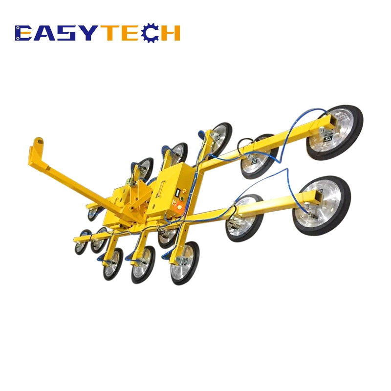 800kg Battery Suction Pad Vacuum Lifter Equipment for Glass Sheet Transport