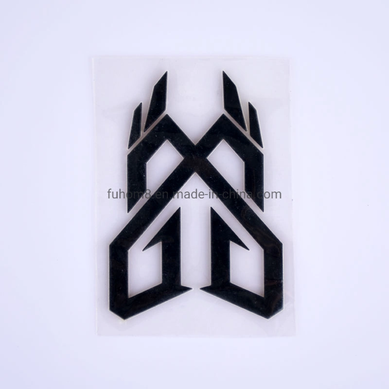 Custom 3D Heat Transfer Raise Rubber Logo Silicone Logo Printing